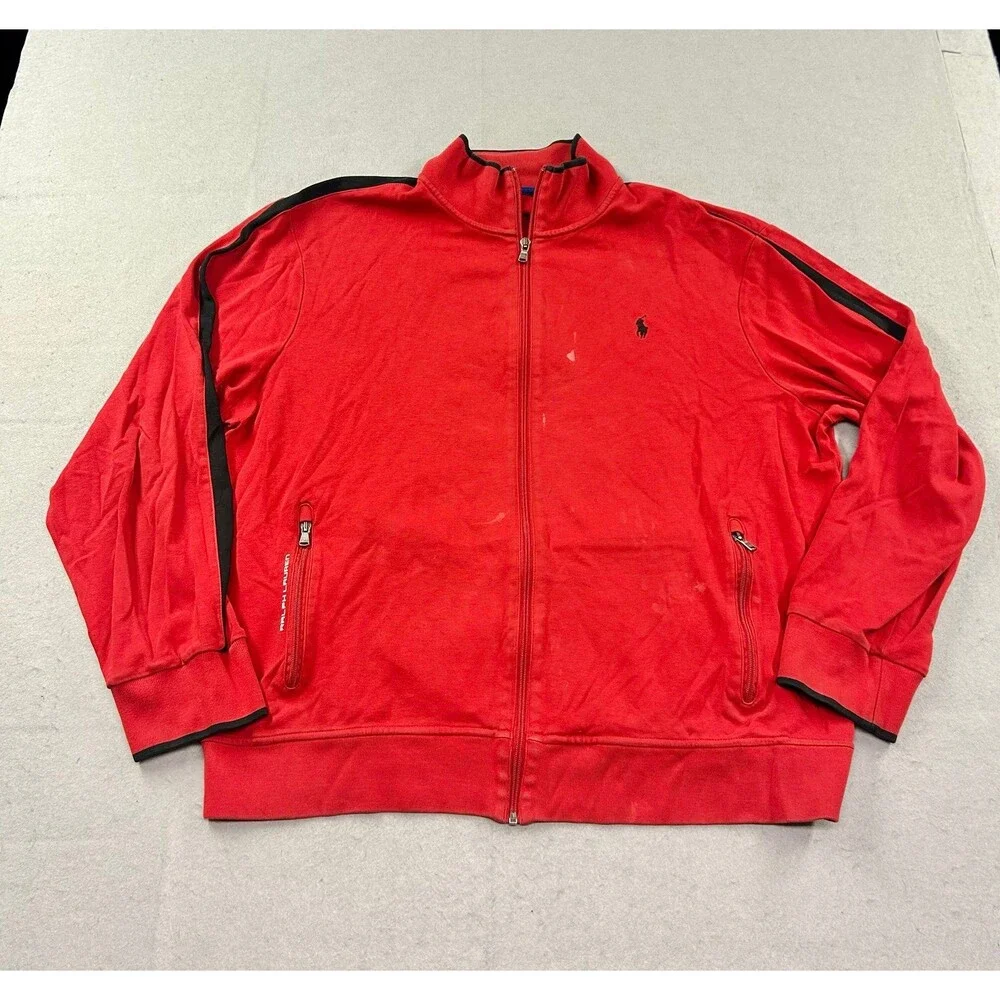 Polo Ralph Lauren Men’s Red Full Zip Jacket